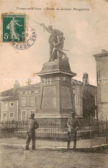 Fresnes-en-Woevre 55 Statue du General Margueritte