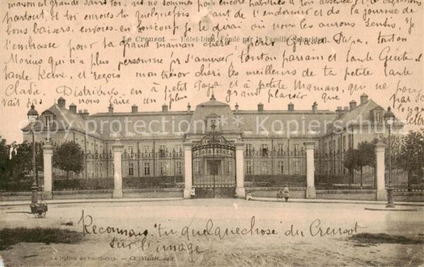 Le Creusot 71 Hotel Dieu Fonde par le Famille Schneid