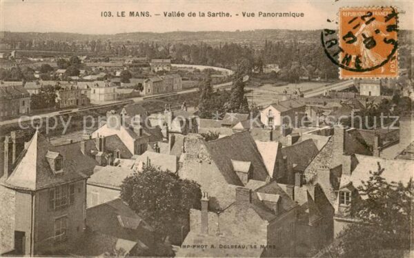 Le Mans Sarthe Vallee de la Sarthe Vue panoramique