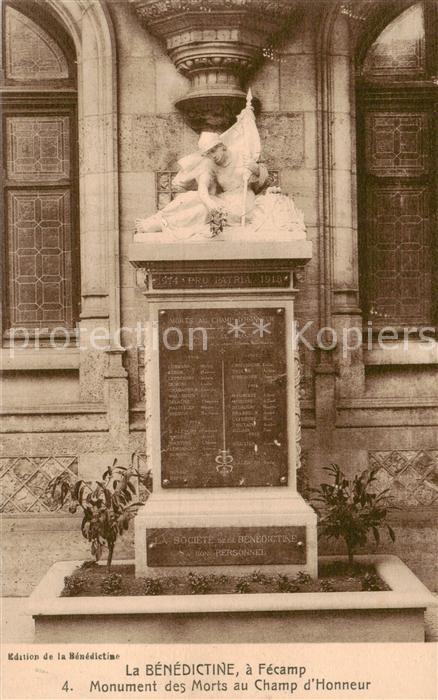 Fecamp 76 La Benedictine Monument des Morts au Ch