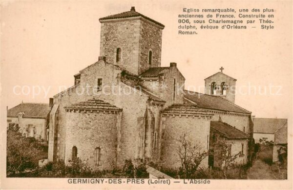 Germigny-des-Pres Eglise remarquable l'Abside