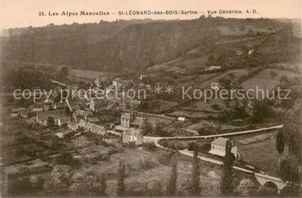St-Leonard-des-Bois 72 Sarthe Vue generale Les Alpes Mancelles