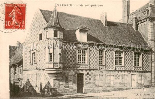 Verneuil Charente Maison gothique