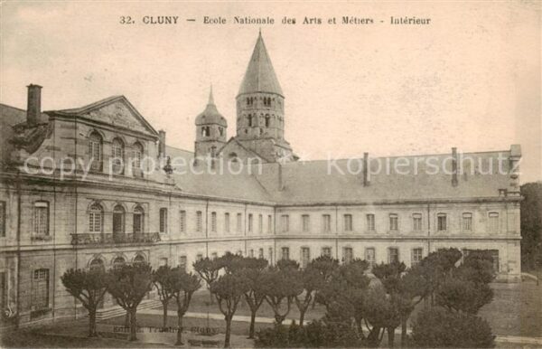 Cluny 71 Saone-et-Loire Ecole Nationale des Arts et Metiers Int