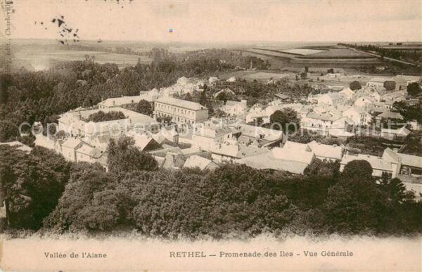 Rethel 08 Ardennes Promenade des Iles Vue generale