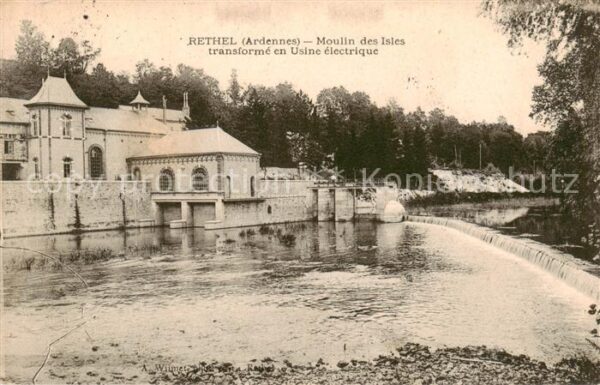 Rethel 08 Ardennes Moulin des Isles transforme en Usine el