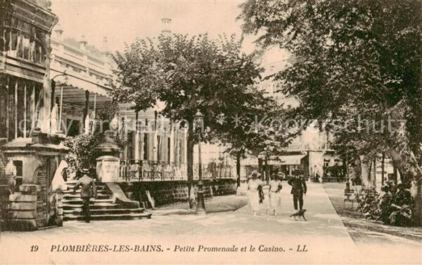 Plombieres-les-Bains Vosges Petite Promenade et le Casino