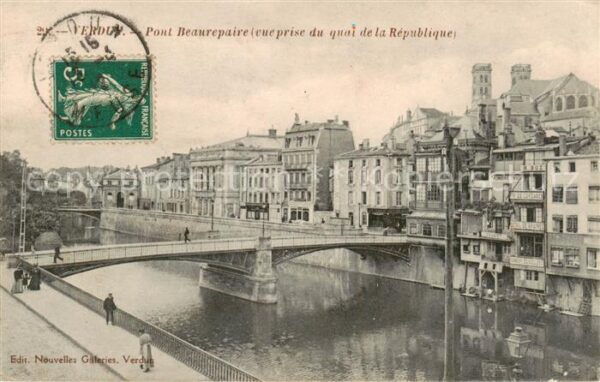 Verdun  55 Meuse Pont Beaurepaire