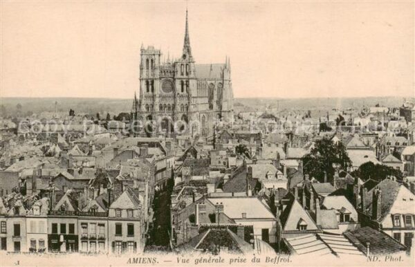 Amiens 80 Vue generale prise du Beffroi