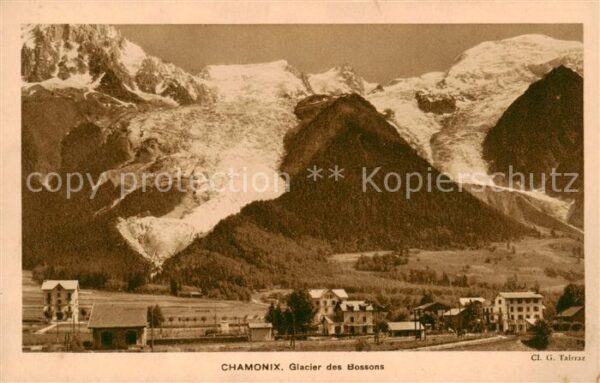 Chamonix 74 Haute-Savoie Glacier des Bossons