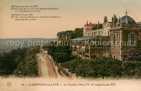 St-Germain-en-Laye Le Pavillon Henri IV ou naquit Louis XI