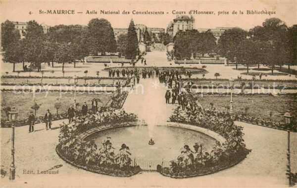 St-Maurice 94 Val-de-Marne Asile National des Convalescents Cours