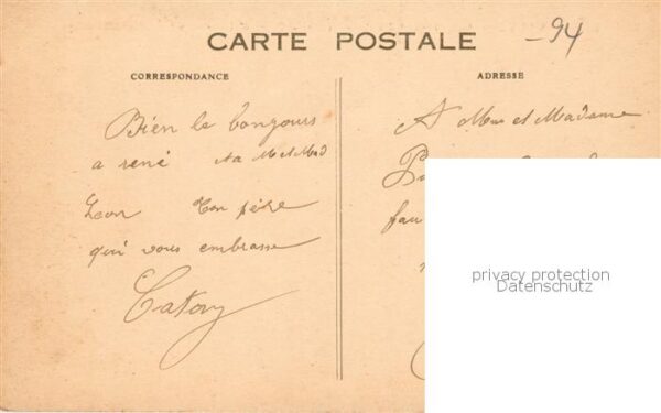 St-Maurice 94 Val-de-Marne Asile National des Convalescents Cours – Bild 2