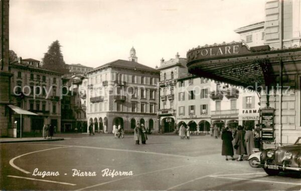 Lugano Lago di Lugano TI Piazza Riforma