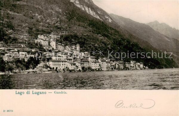 Gandria Lago di Lugano Panorama