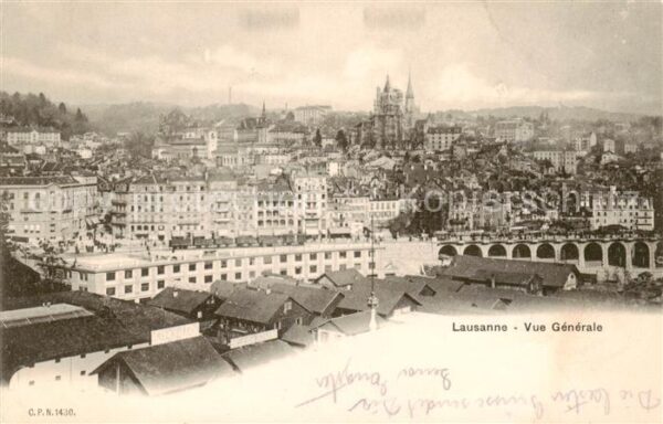 Lausanne VD Vue generale