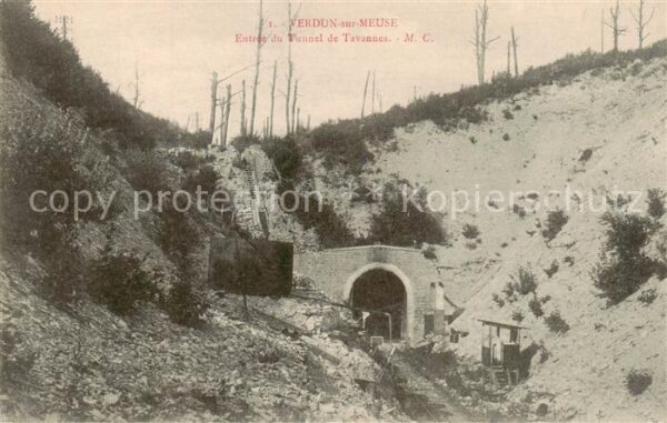 Verdun  55 Meuse Entree du Tunnel de Tavannes