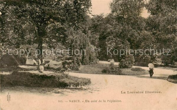 Nancy 54 Un coin de la Pepiniere