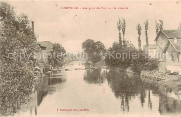 Luneville 54 Meurthe-et-Moselle Vue prise du Pont sur la Vesouze