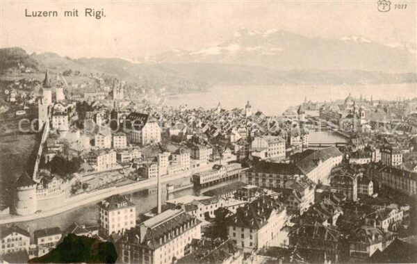 Luzern  LU mit Rigi