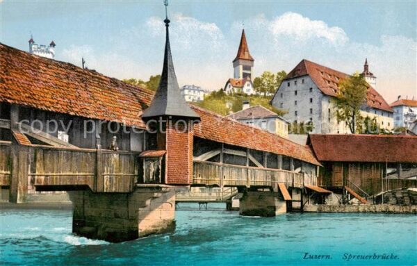 Luzern  LU Spreuerbrücke