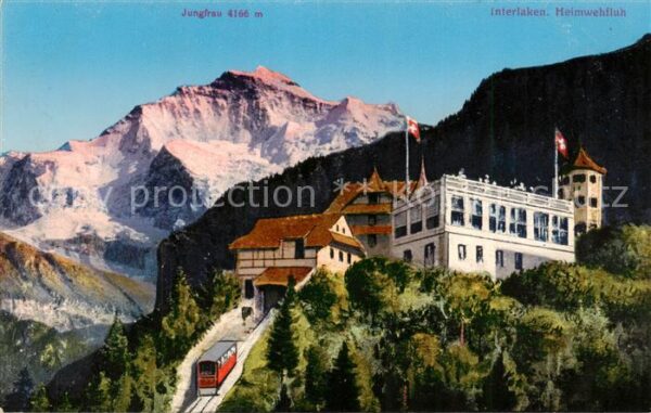 Interlaken BE mit Jungfrauund Heimwehfluh