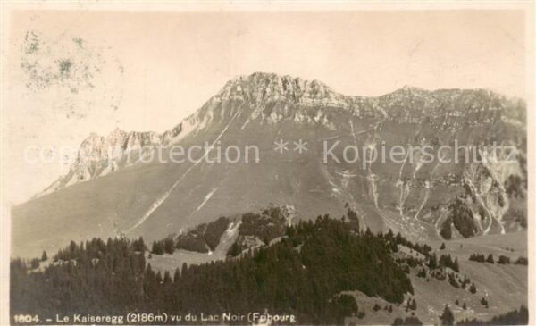 Le Kaiseregg 2186m FR Vu du Lac Noir Fribourg