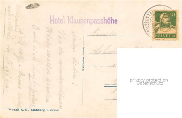 Klausenpasshoehe Hotel Klausen Passhöhe mit Kammlistock – Bild 2