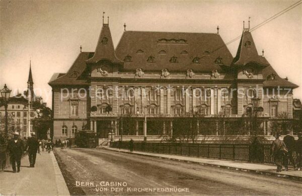 Bern BE Casino von der Kirchenfedbrücke