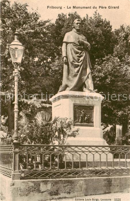 Fribourg FR Le Monument du Pere Girard