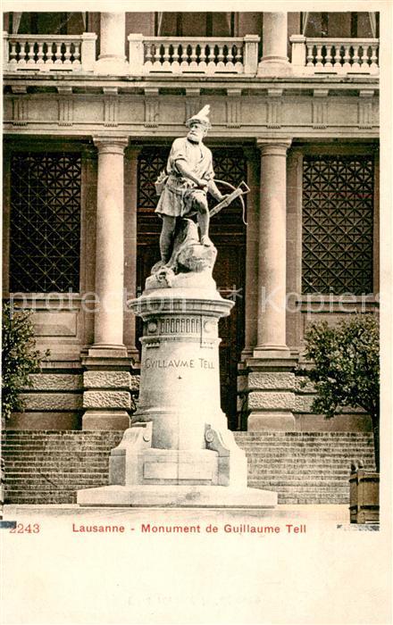 Lausanne VD Monument de Guillaume Tell