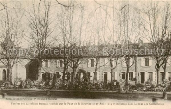 Baccarat 54 Tombes des 94 soldats francais tombes s