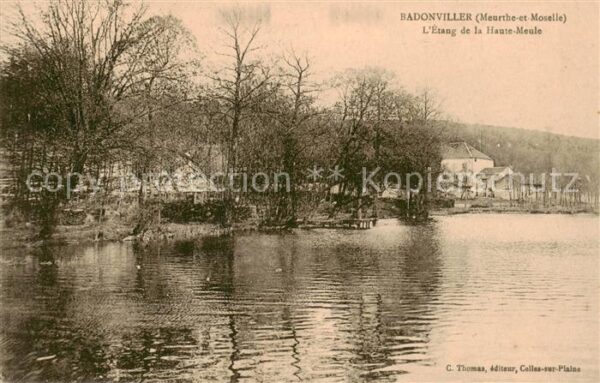 Badonviller 54 Meurthe-et-Moselle Etang de la Haute Meule