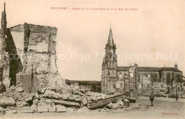 Baccarat 54 Angle de la Grande Rue et de la Rue des