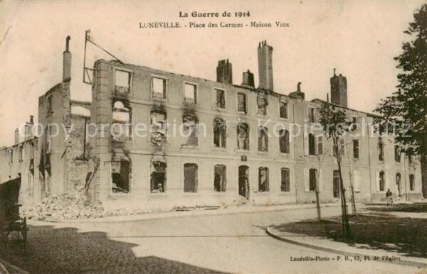 Luneville 54 Meurthe-et-Moselle Place des Carmes Maison Viox WK1
