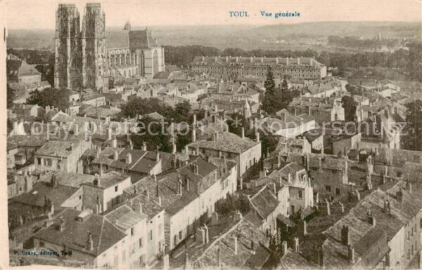 Toul 54 Vue generale aerienne