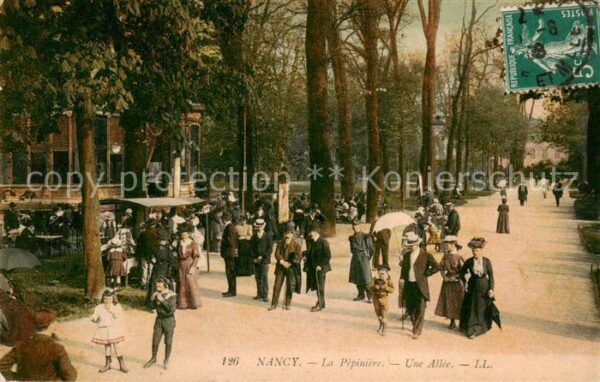 Nancy 54 La Pepiniere Une Allee