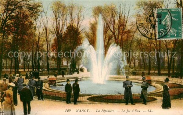 Nancy 54 La Pepiniere Le Jet d_Eau