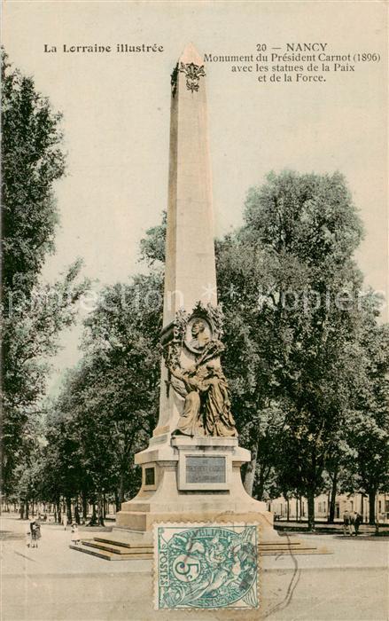 Nancy 54 Monument du President Carnot avec les s