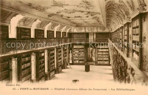 Pont-a-Mousson 54 Hopital La Bibliotheque