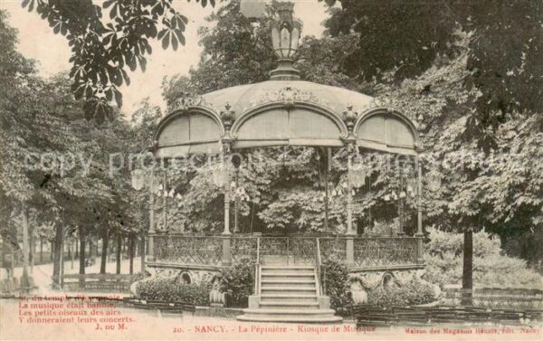 Nancy 54 La Pepiniere Kiosque de Musique