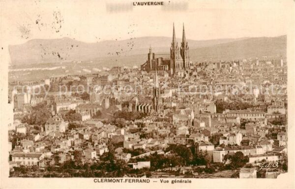 Clermont  63-Ferrand Vue generale aerienne