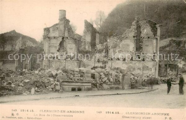 Clermont-en-Argonne 55 Meuse La Rue de l'Observatoire