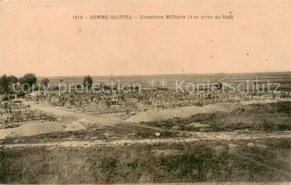 Somme-Suippes Somme-Suippe 51 Marne Cimetiere Militaire