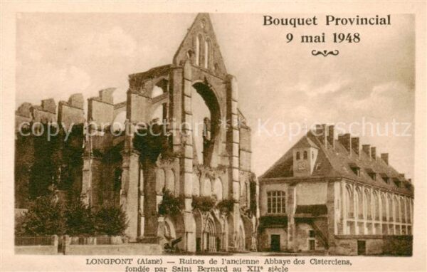 Longpont 02 Aisne Ruines de l’ancienne Abbaye des Cisterc