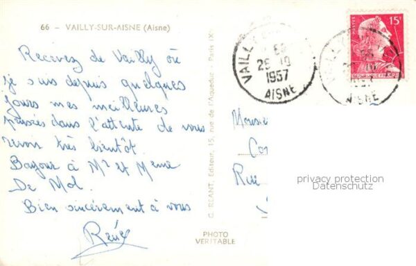 Vailly-sur-Aisne Promenade de Jeu de Paume Eglise La Jeu – Bild 2