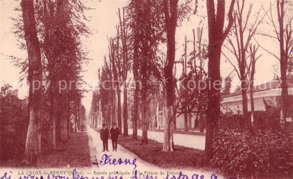La Croix-de-Berny 92 Hauts-de-Seine Entree principale a la Prison de Fresne