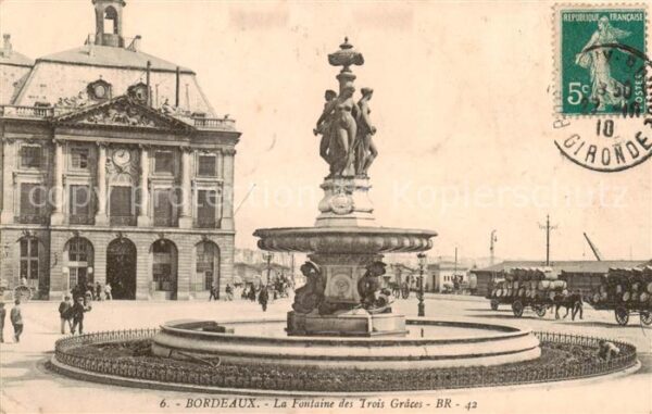 Bordeaux 33 La Fontaine des Trois Graces