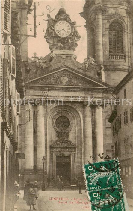 Luneville 54 Meurthe-et-Moselle Eglise Portal de l_Horloge