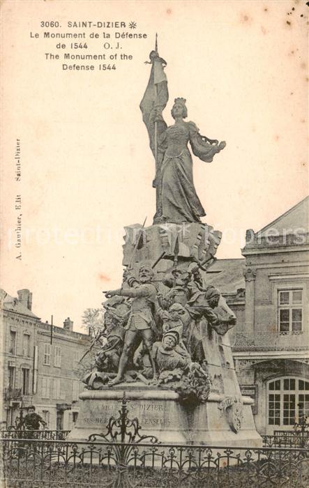 Saint-Dizier Haute-Marne Le Monument de la Defense de 1544